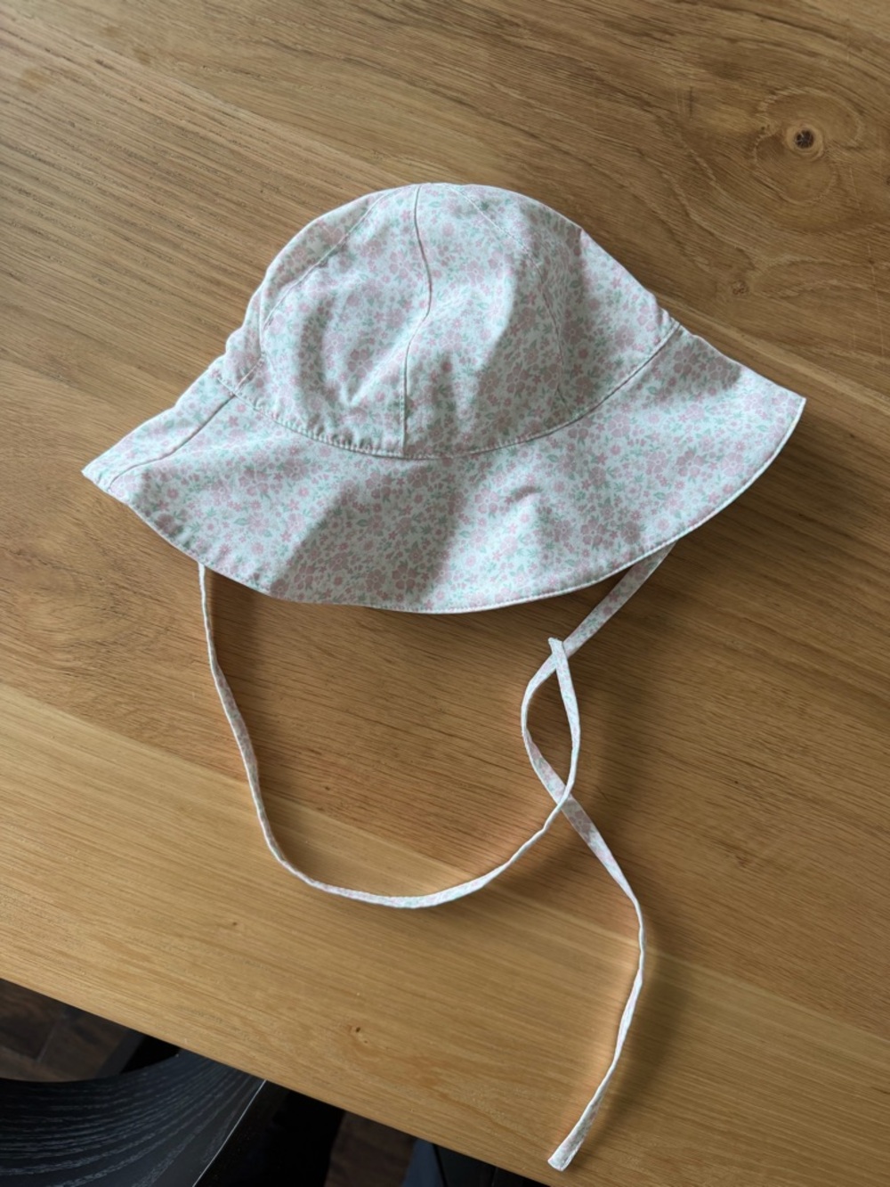 Minnow Baby Sun Hat - Pink Floral Size 0-6 months